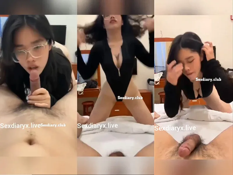 Em rau vú ngon kính cận mút cây hàng điêu luyện